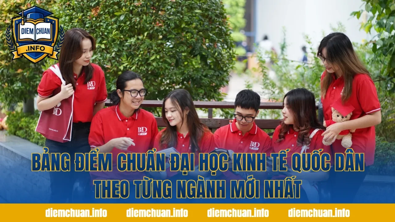 Bảng điểm chuẩn Đại học Kinh tế Quốc dân theo từng ngành mới nhất