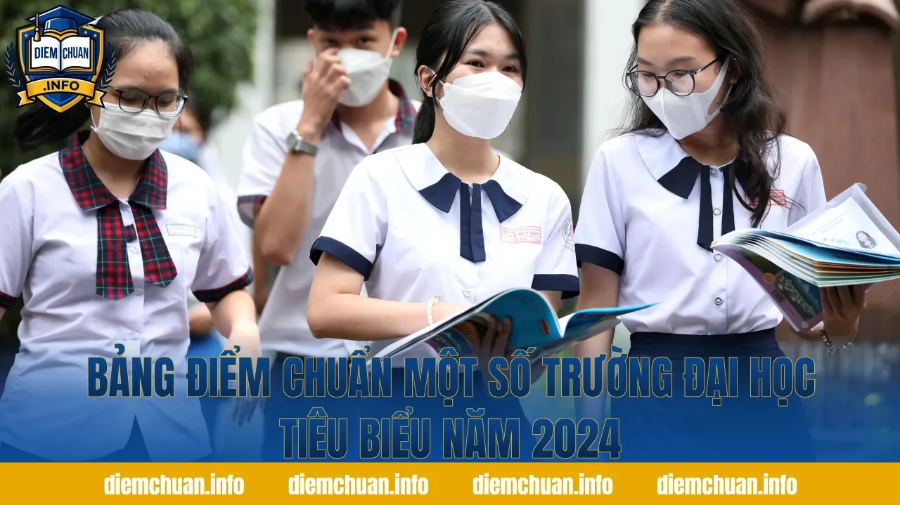 Bảng điểm chuẩn một số trường đại học tiêu biểu năm 2024