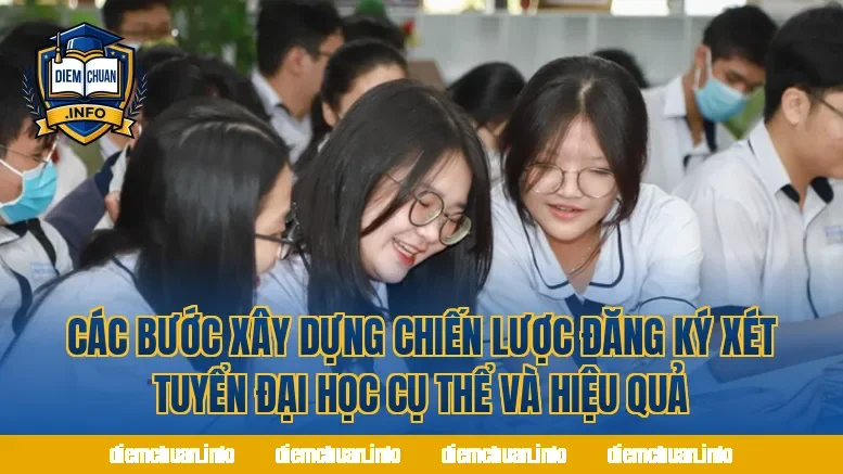 Các bước xây dựng chiến lược đăng ký xét tuyển đại học cụ thể và hiệu quả
