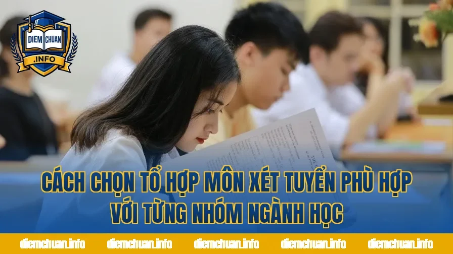 Cách chọn tổ hợp môn xét tuyển phù hợp với từng nhóm ngành học