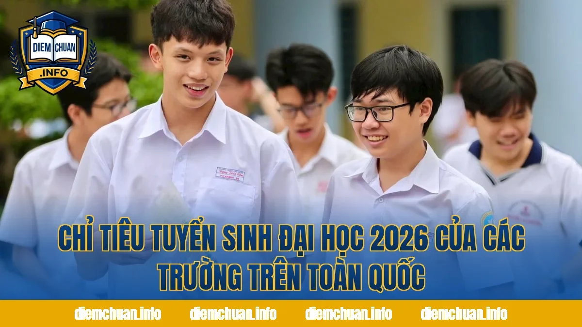Chỉ Tiêu Tuyển Sinh Đại Học 2026 Của Các Trường Trên Toàn Quốc