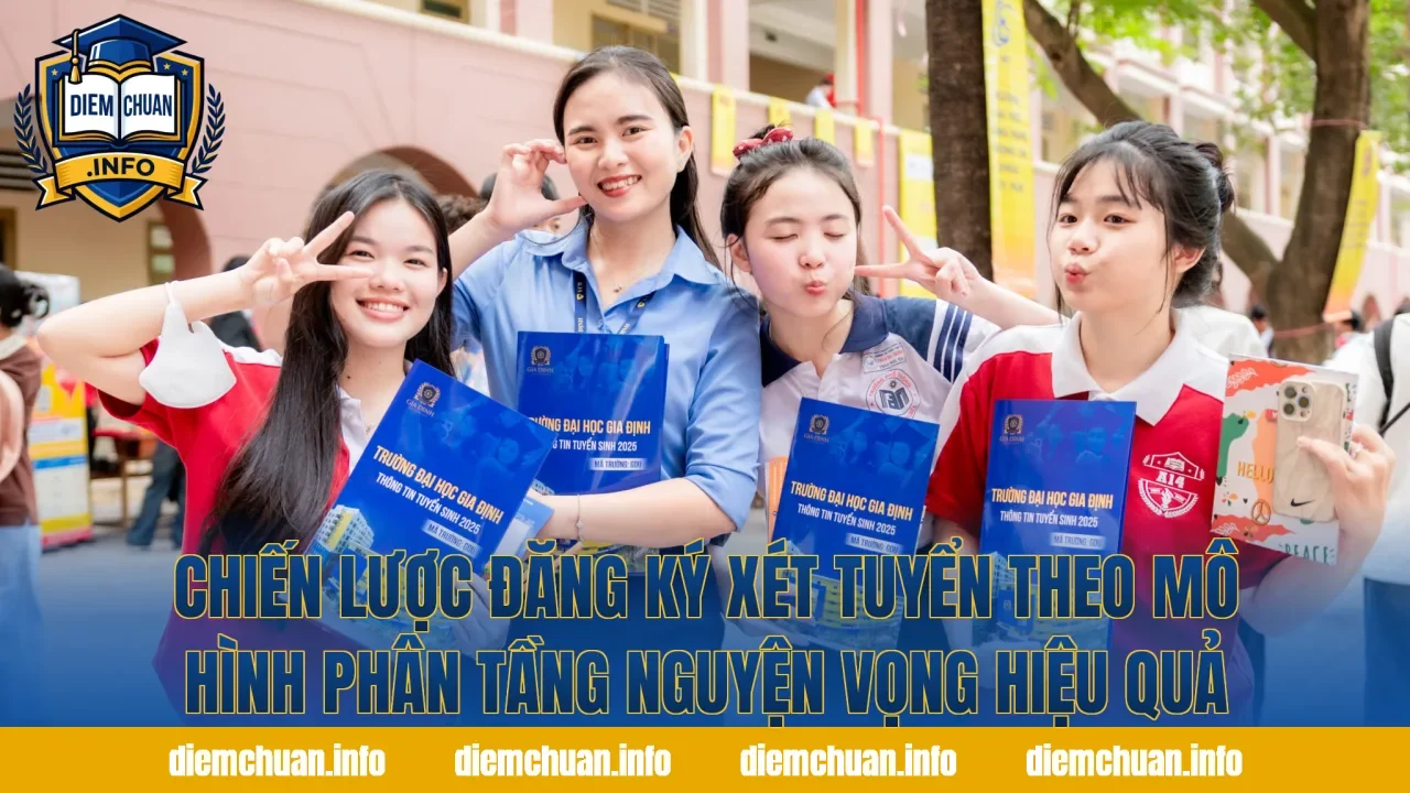 Chiến lược đăng ký xét tuyển theo mô hình phân tầng nguyện vọng hiệu quả