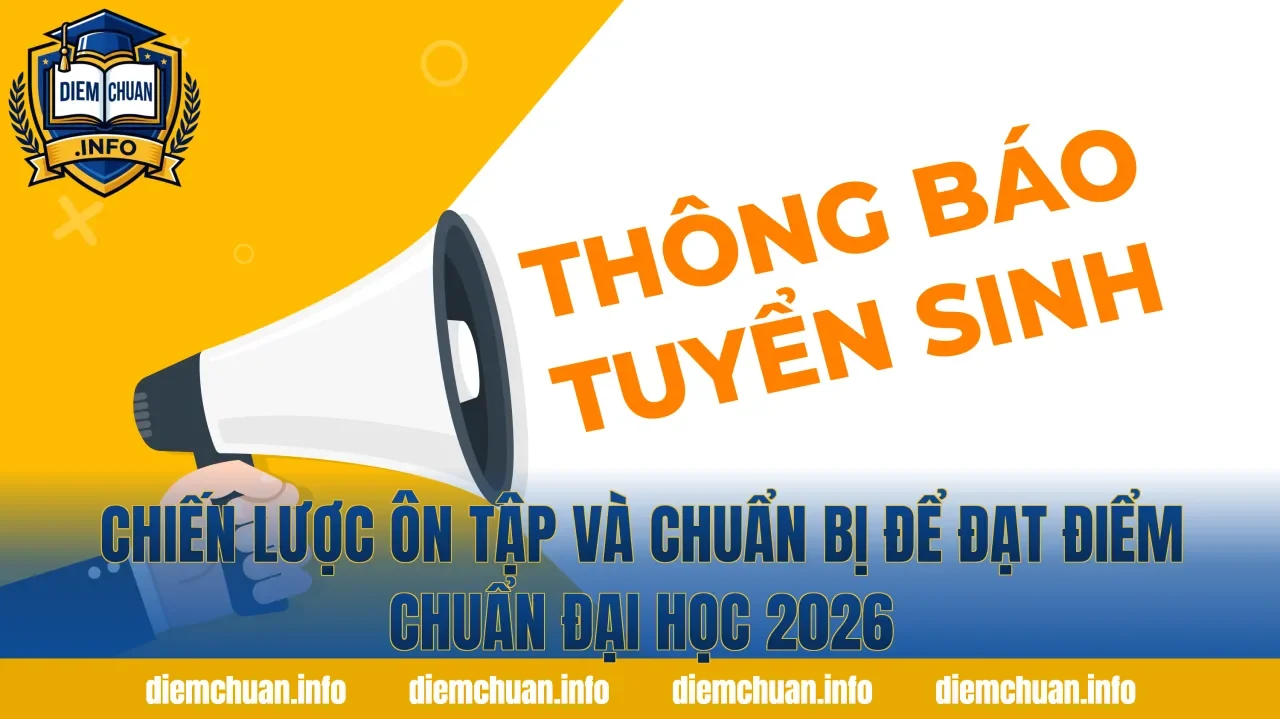 Chiến lược ôn tập và chuẩn bị để đạt điểm chuẩn đại học 2026