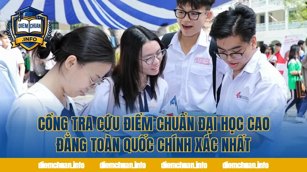 Cổng Tra Cứu Điểm Chuẩn Đại Học Cao Đẳng Toàn Quốc Chính Xác Nhất