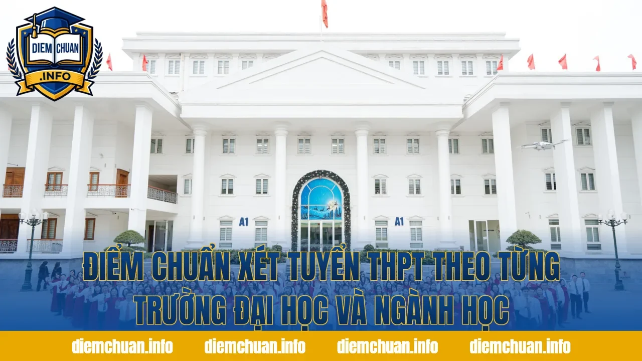 Điểm Chuẩn Xét Tuyển THPT Theo Từng Trường Đại Học Và Ngành Học
