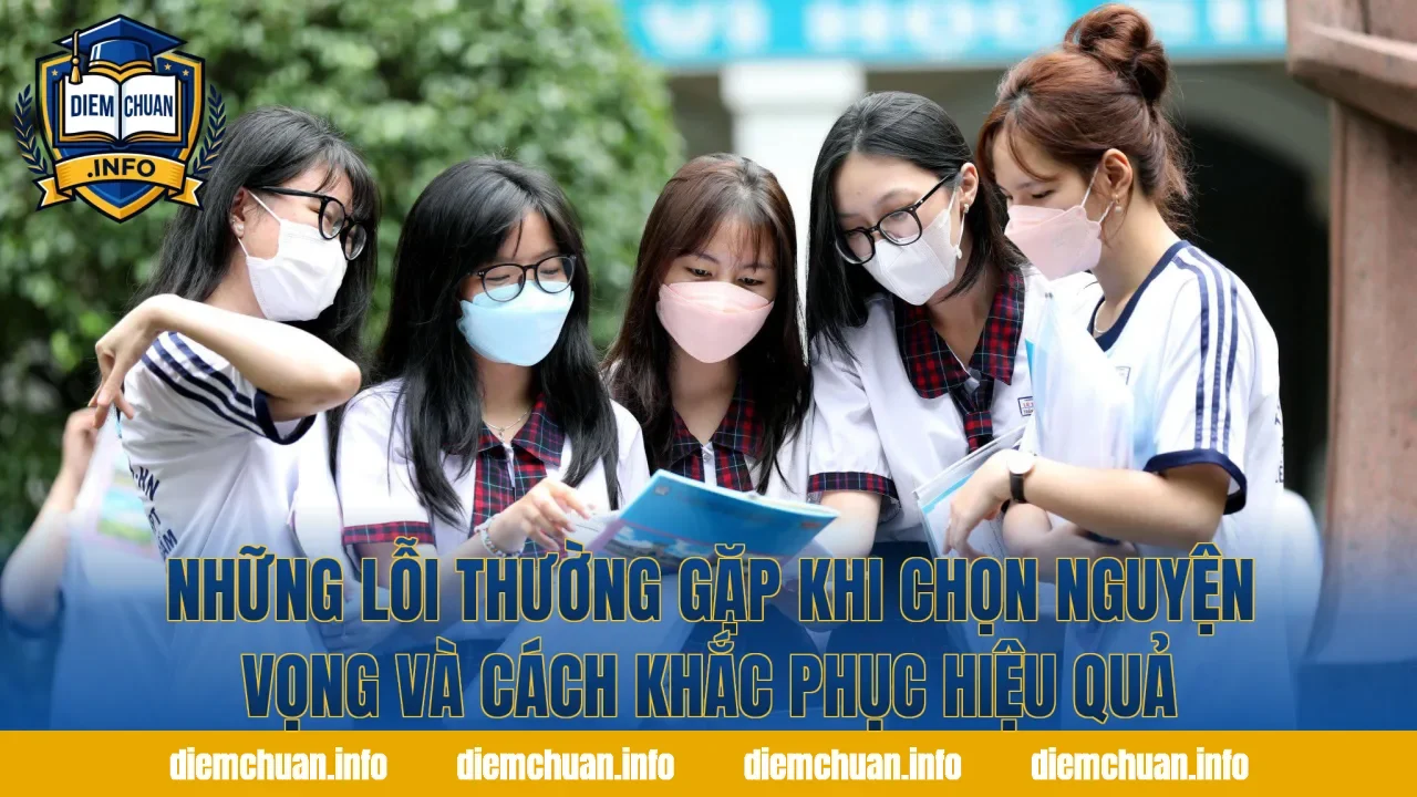 Những lỗi thường gặp khi chọn nguyện vọng và cách khắc phục hiệu quả