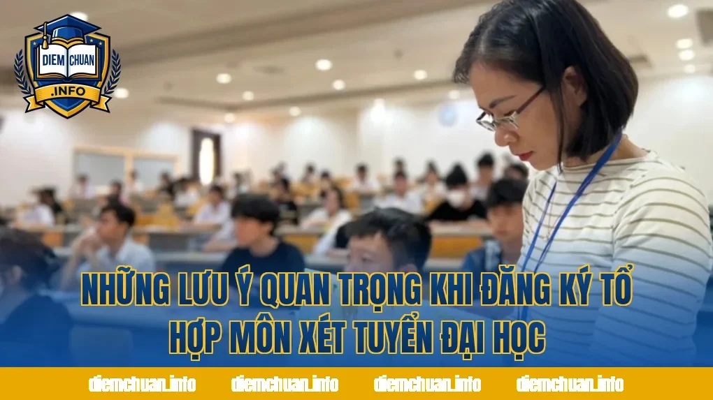 Những lưu ý quan trọng khi đăng ký tổ hợp môn xét tuyển đại học