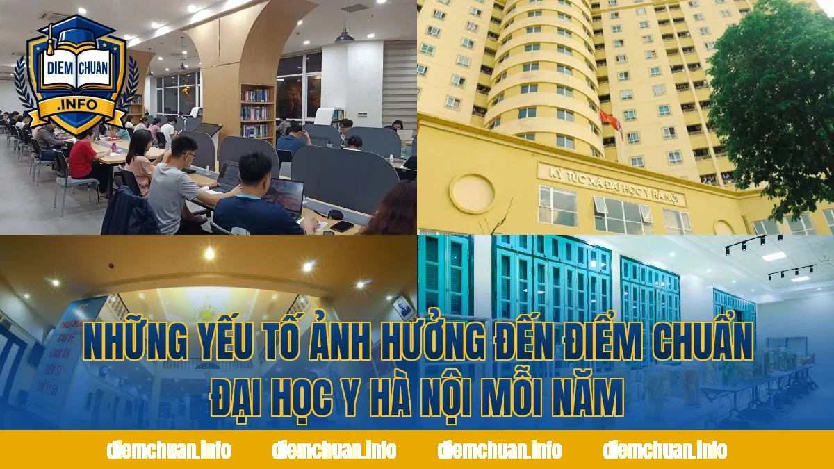 Những yếu tố ảnh hưởng đến điểm chuẩn Đại học Y Hà Nội mỗi năm