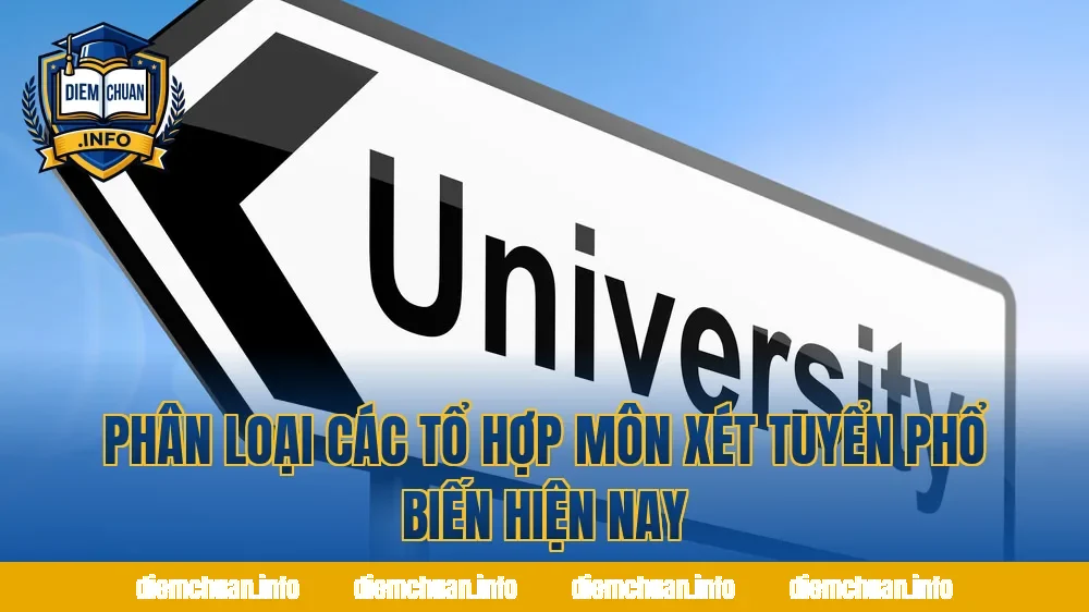 Phân loại các tổ hợp môn xét tuyển phổ biến hiện nay