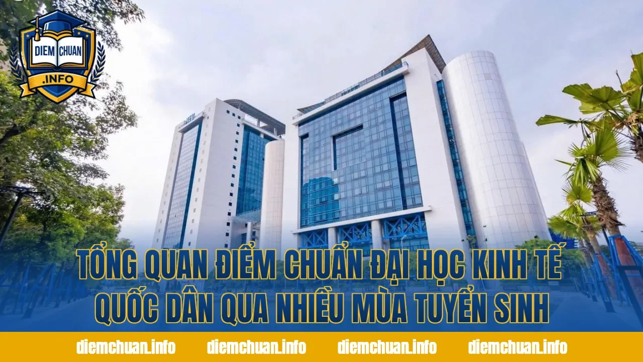 Tổng quan điểm chuẩn Đại học Kinh tế Quốc dân qua nhiều mùa tuyển sinh