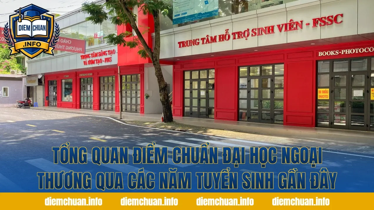 Tổng quan điểm chuẩn Đại học Ngoại thương qua các năm tuyển sinh gần đây